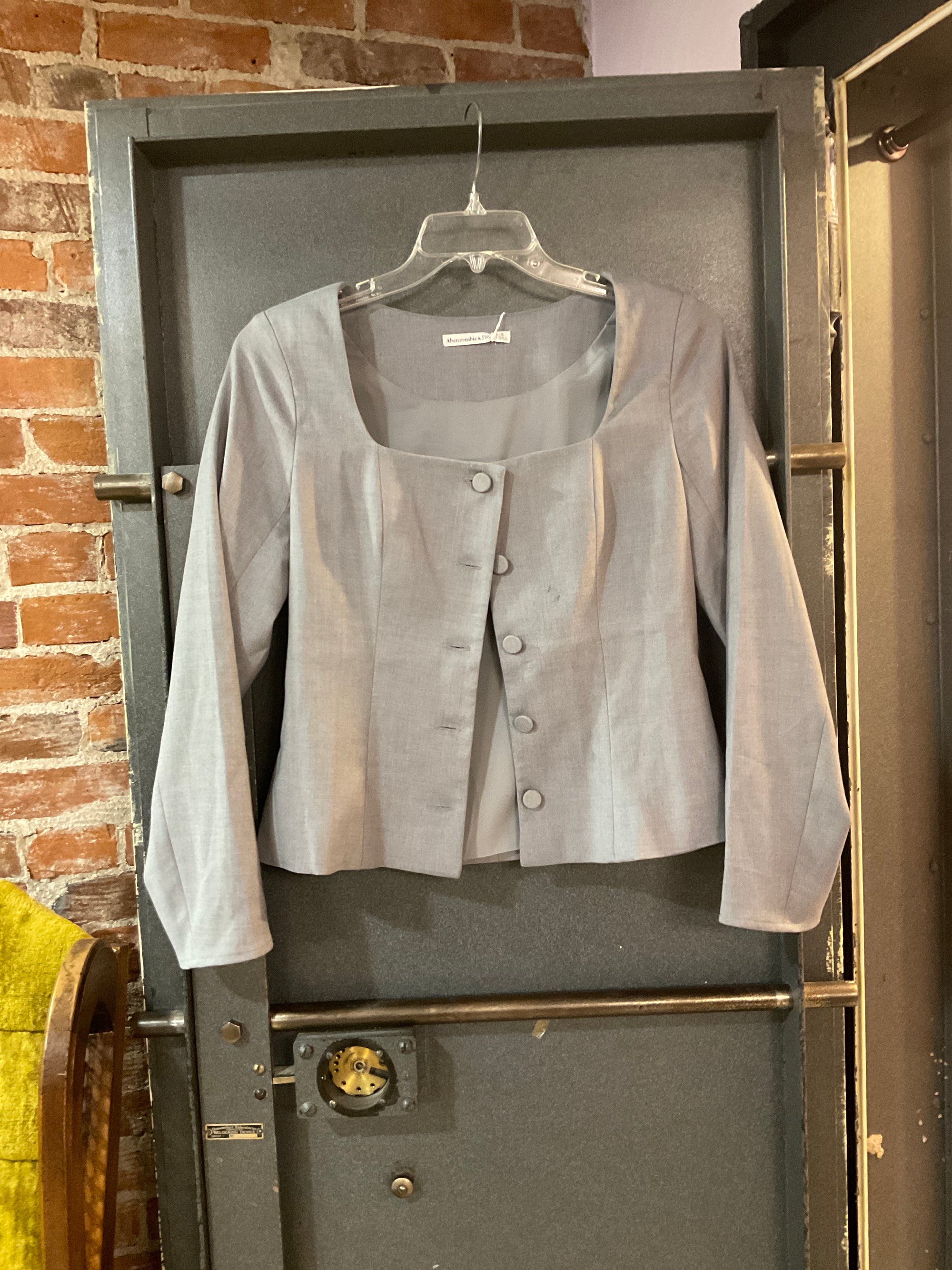 GREY ABERCROMBIE BLAZER S