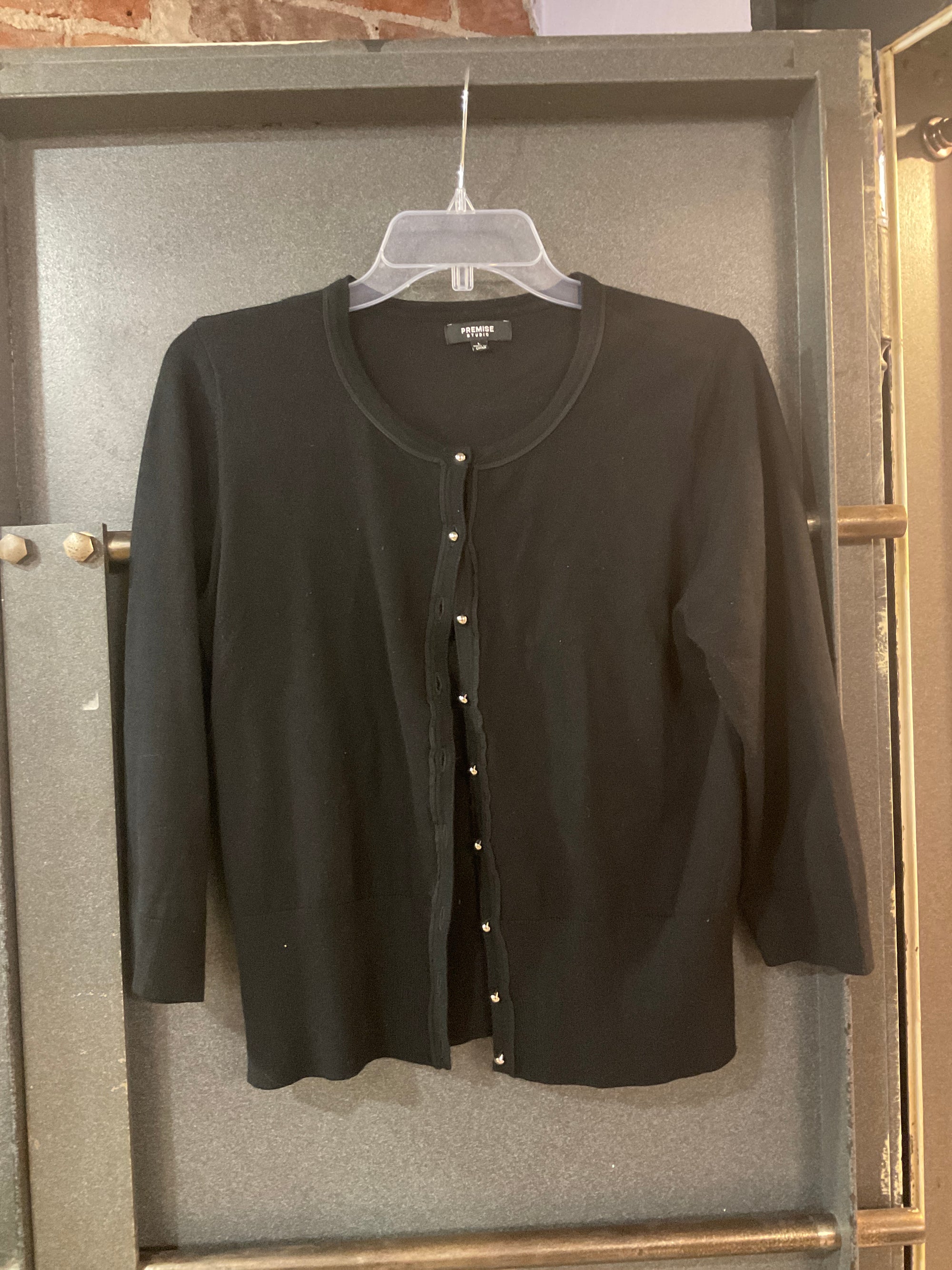 BLACK PREMISE CARDIGAN L