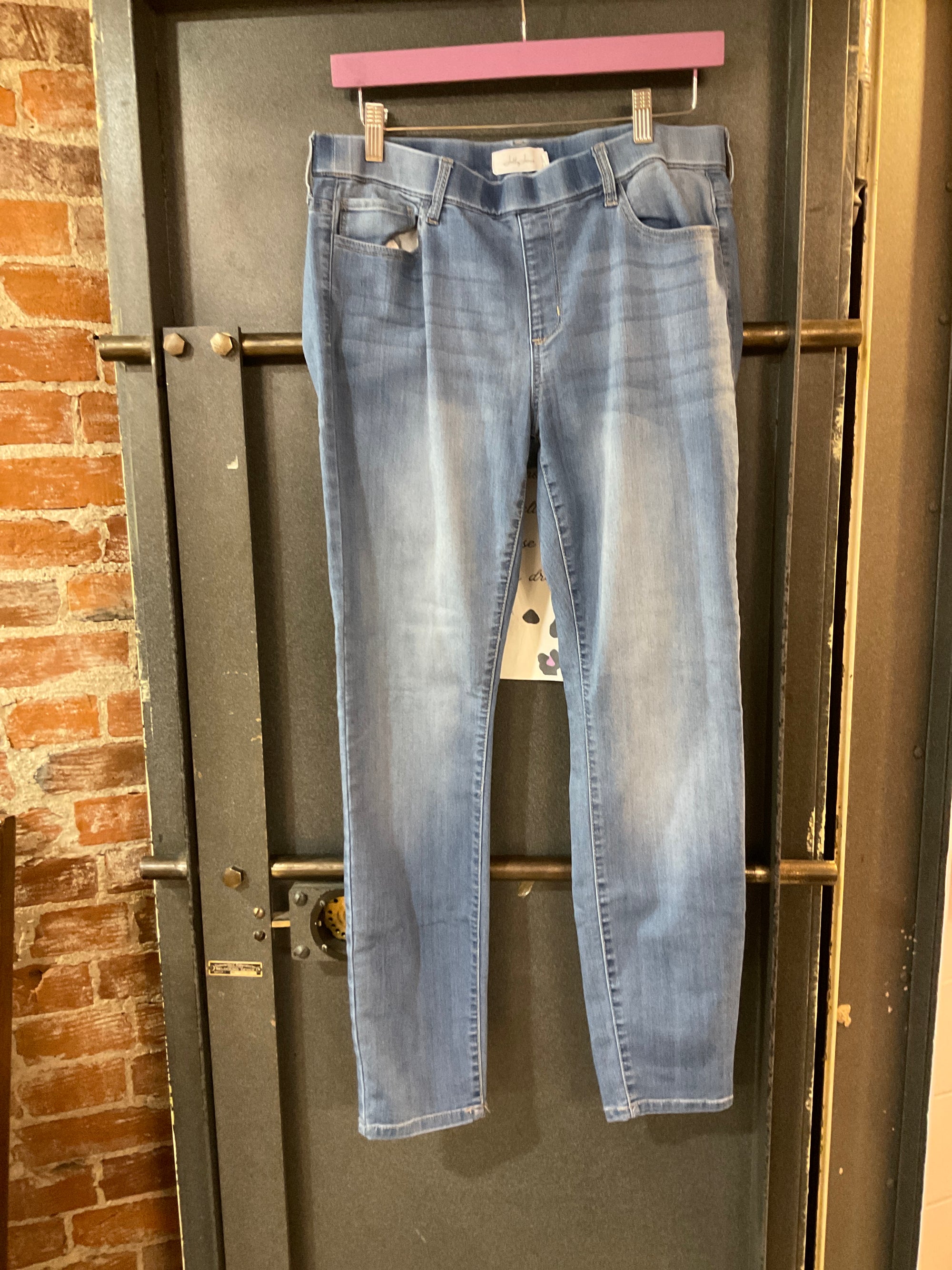 LIGHT WASH JELLY JEANS DENIM XL