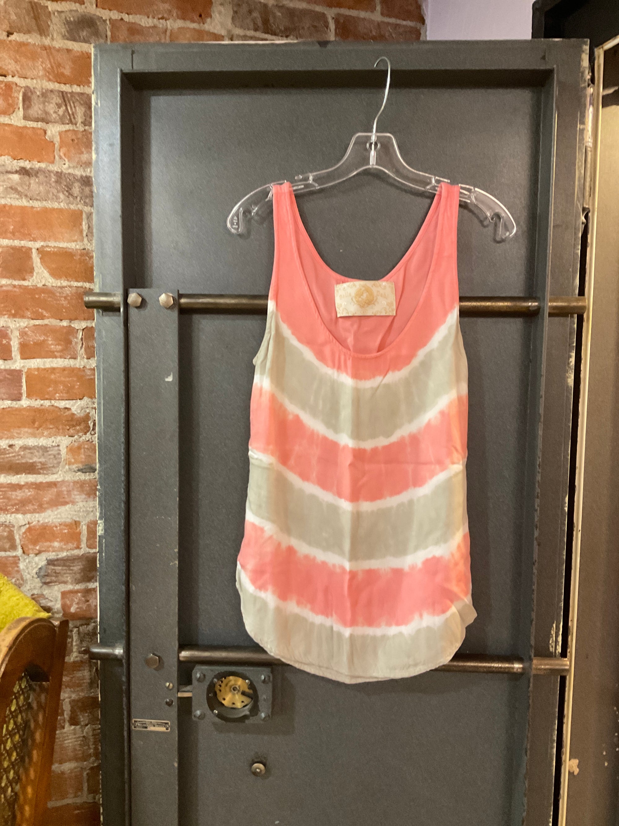 PINK/GRAY BELLA DAHL TANK TOP XS