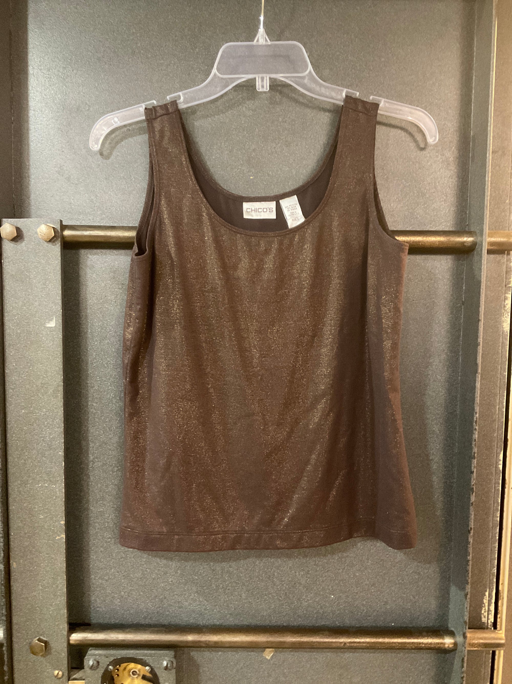 BROWN CHICOS TANK TOP 0