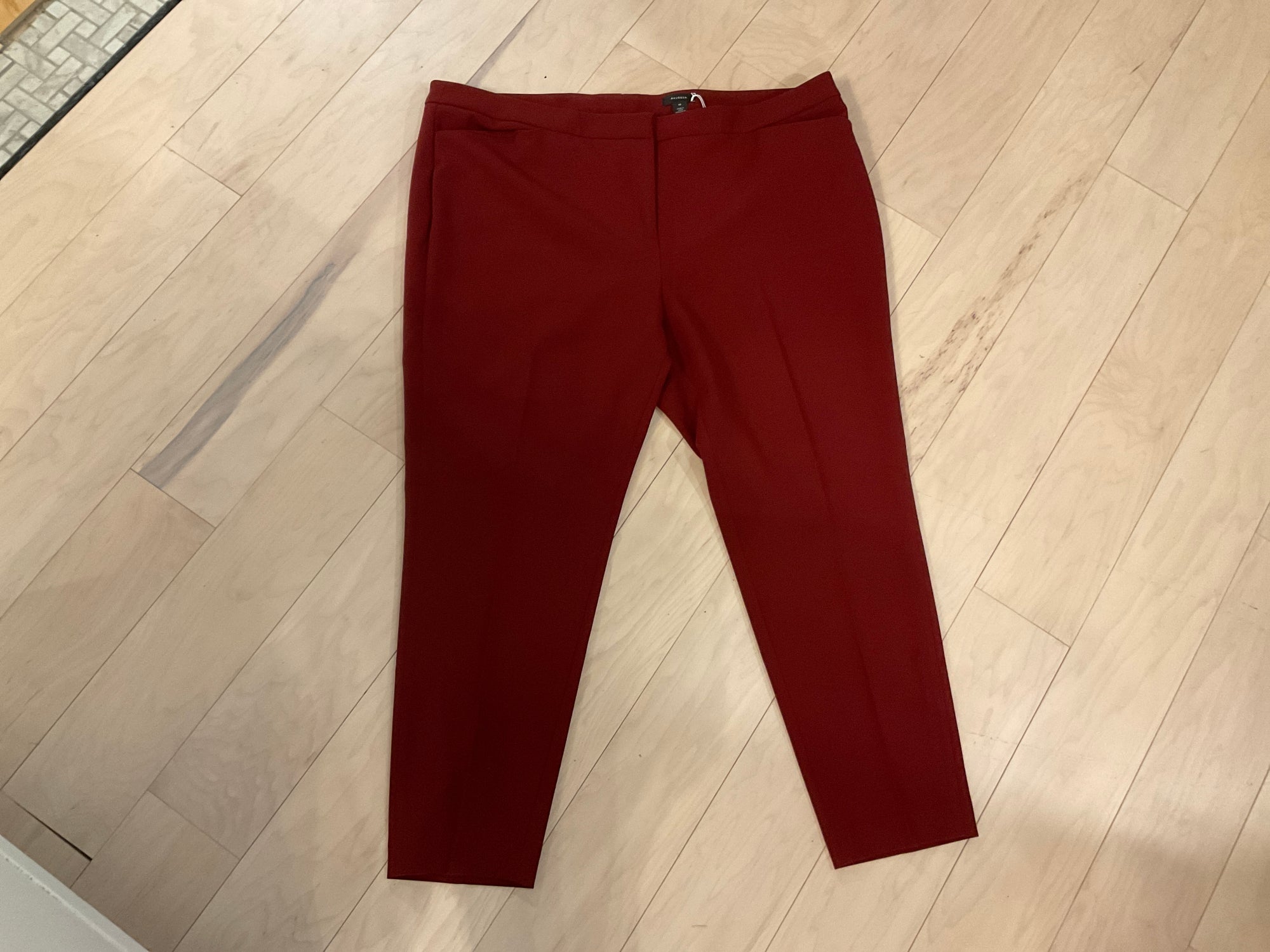 BURGUNDY HALOGEN PANTS 18