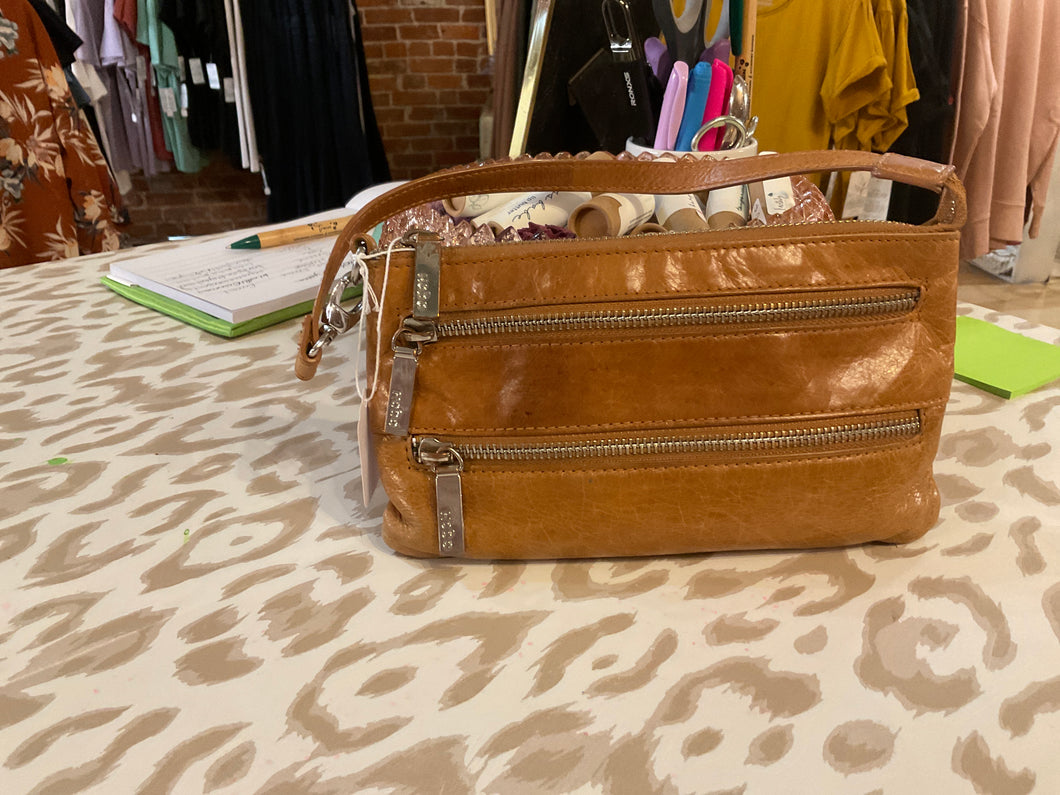 {{ClientCode}} TAN HOBO CROSSBODY PURSE