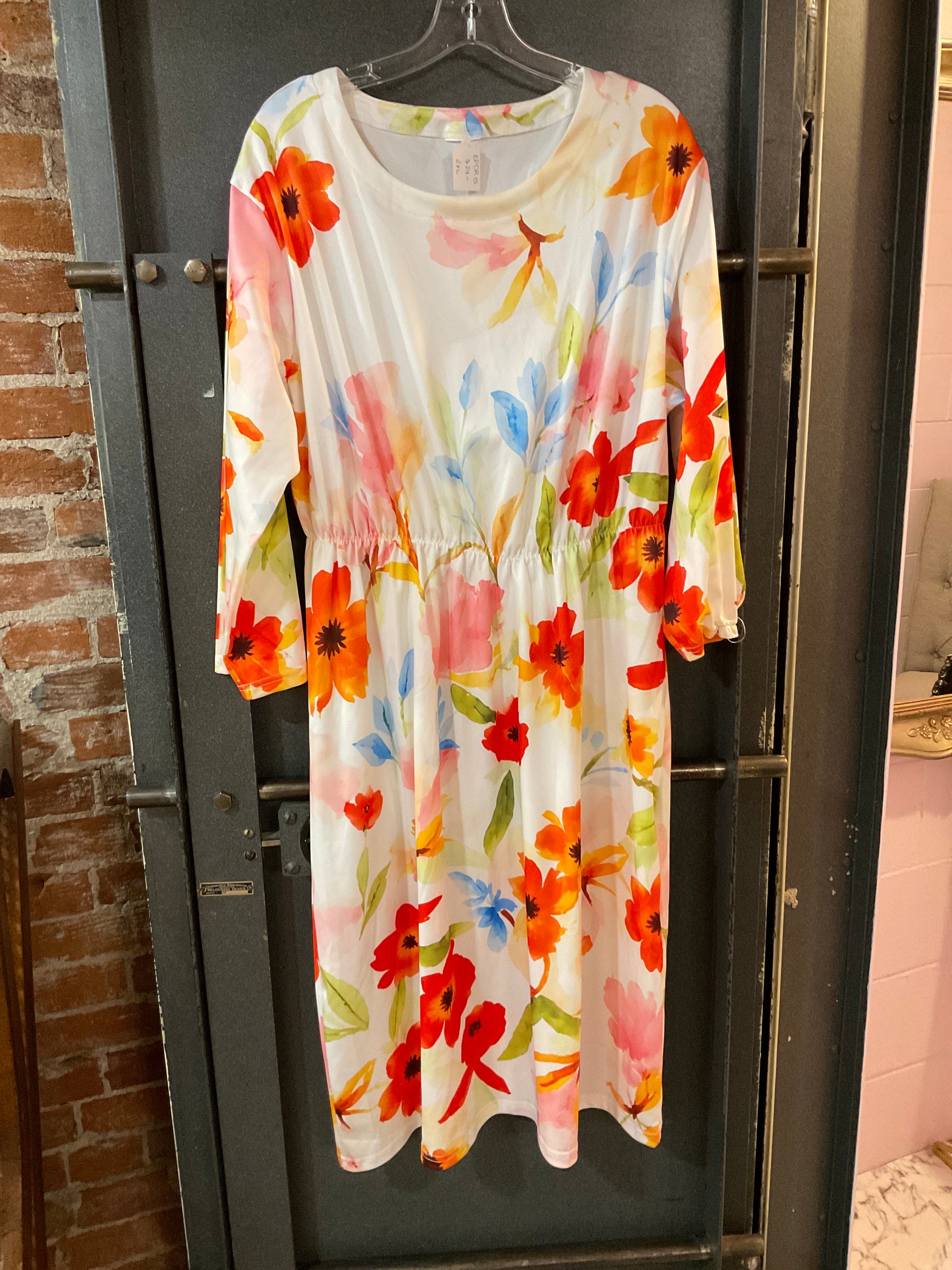 FLORAL UNKNOWN DRESS 2XL