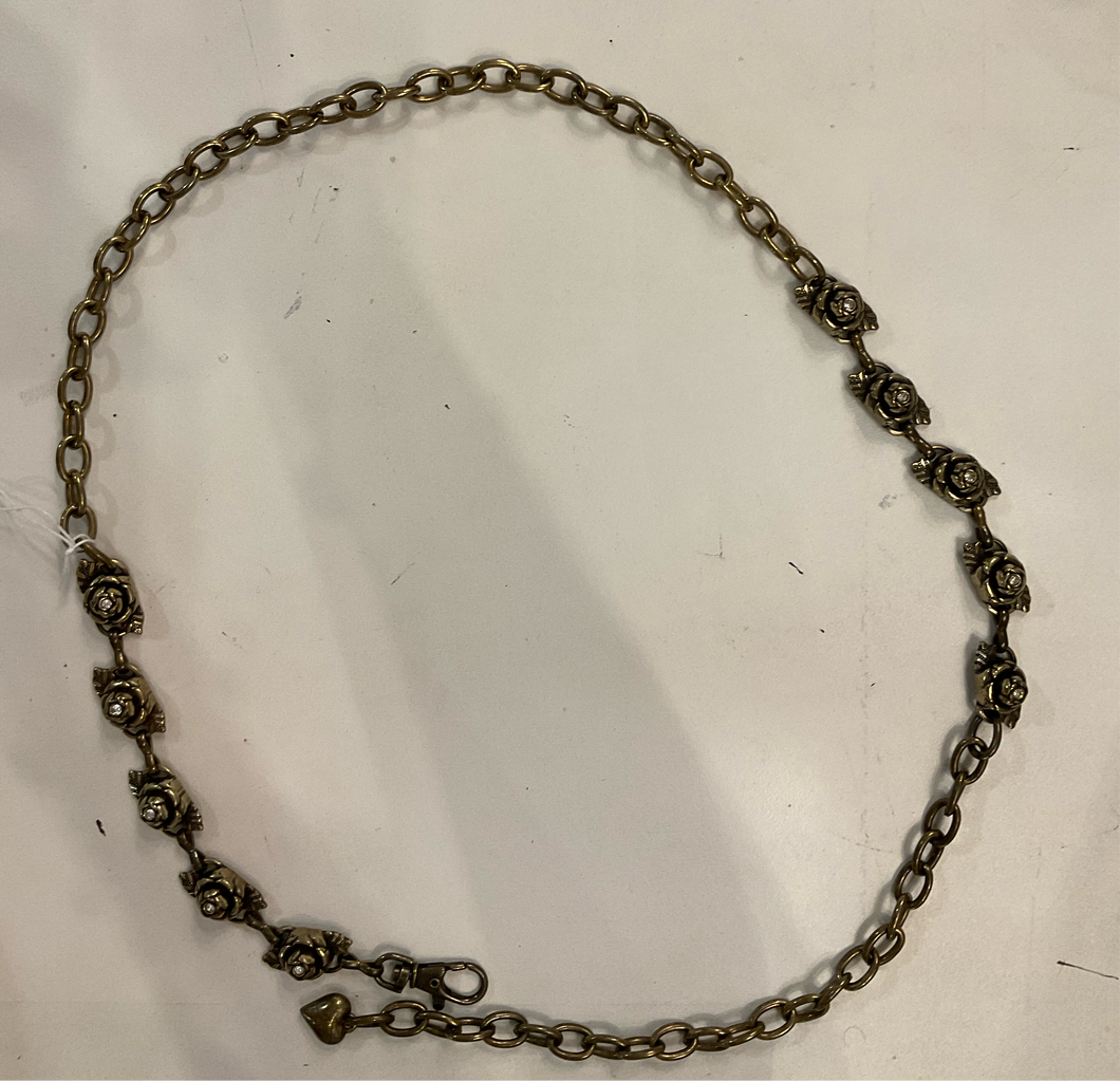 {{Client Code}} GOLD BETSEY JOHNSON CHAIN BELT