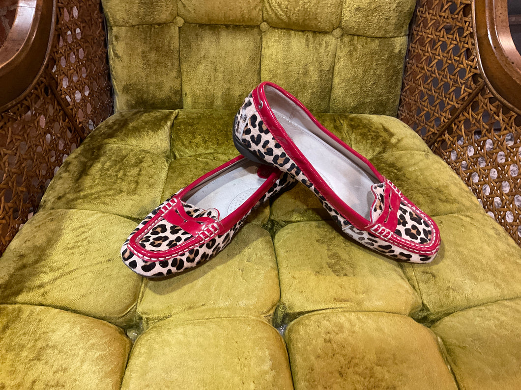 {{ClientCode}} LEOPARD SPERRY SHOE, 8