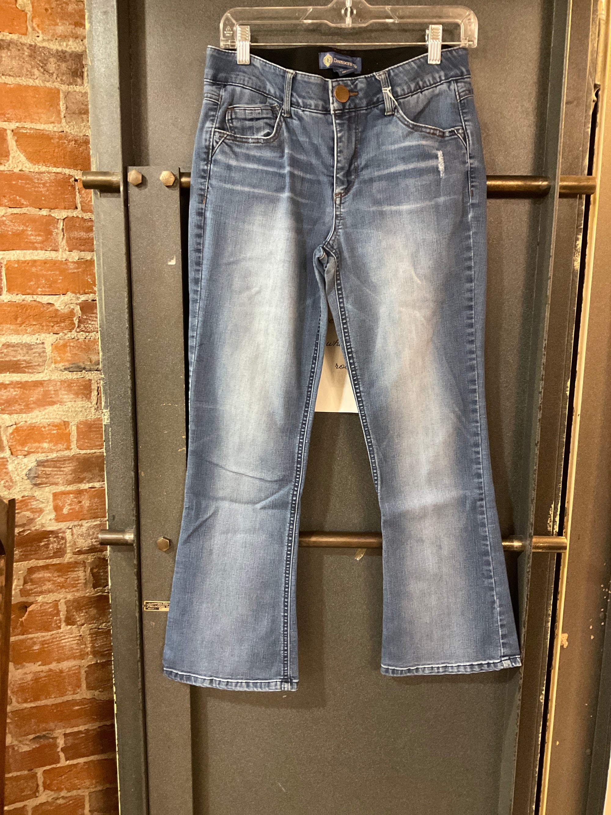 MED WASH DEMOCRACY Flare denim 6