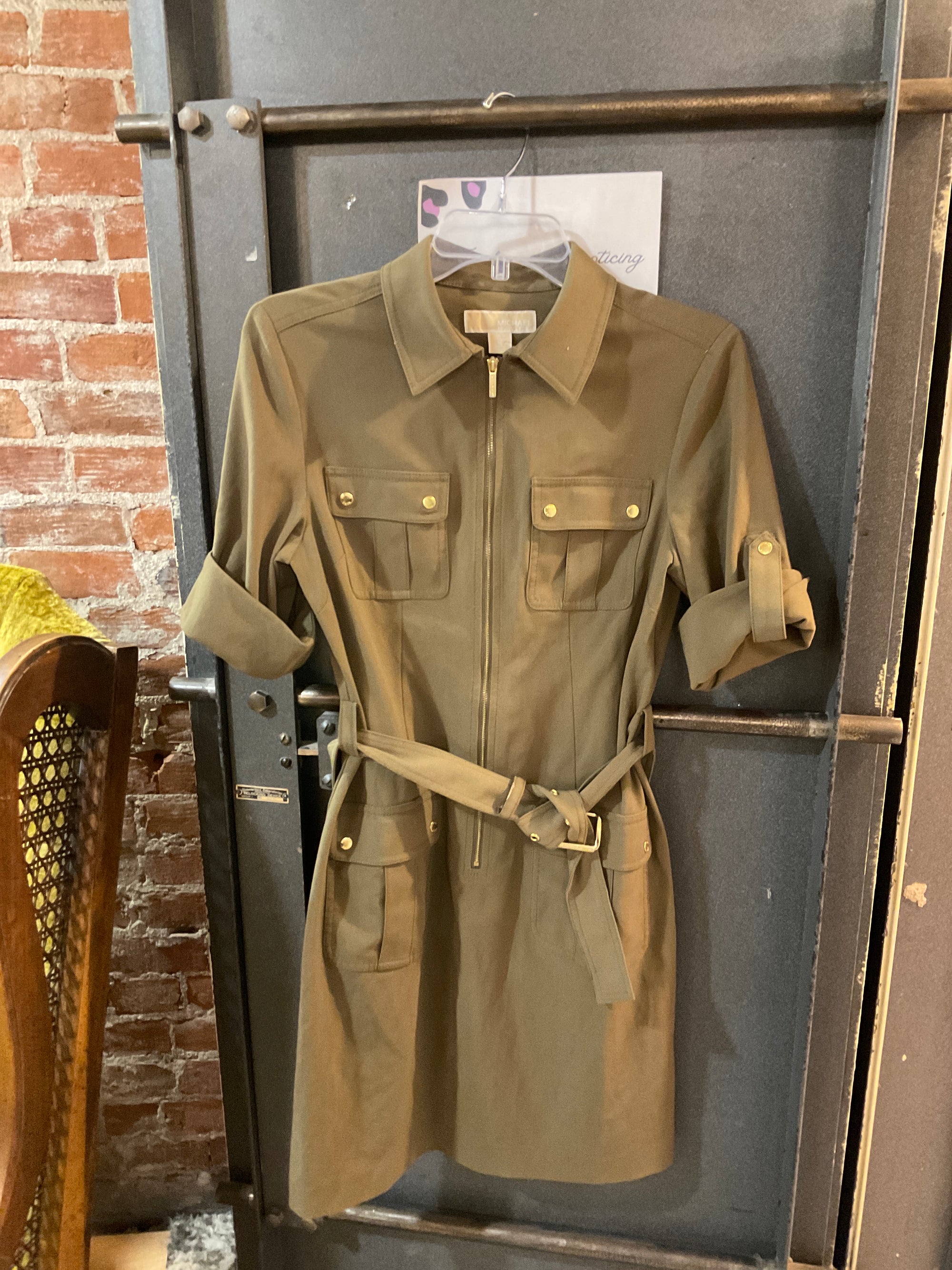 {{ClientCode}} OLIVE Michael Kors DRESS, M