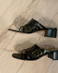 BLACK FERRAGAMO SANDAL 9