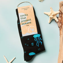 Load image into Gallery viewer, Conscious step jellyfish socks that save oceans
