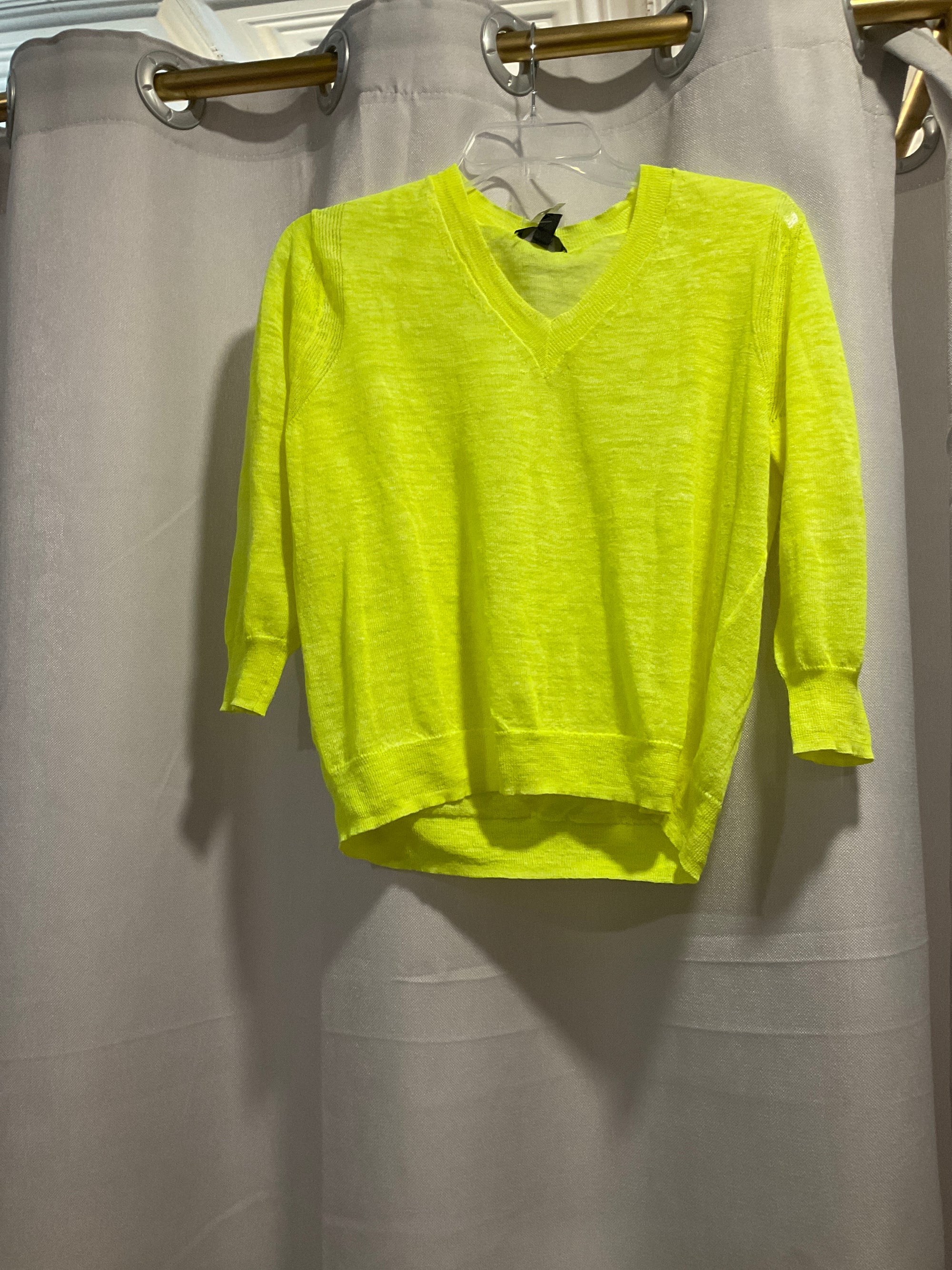 YELLOW J. CREW SWEATER XS