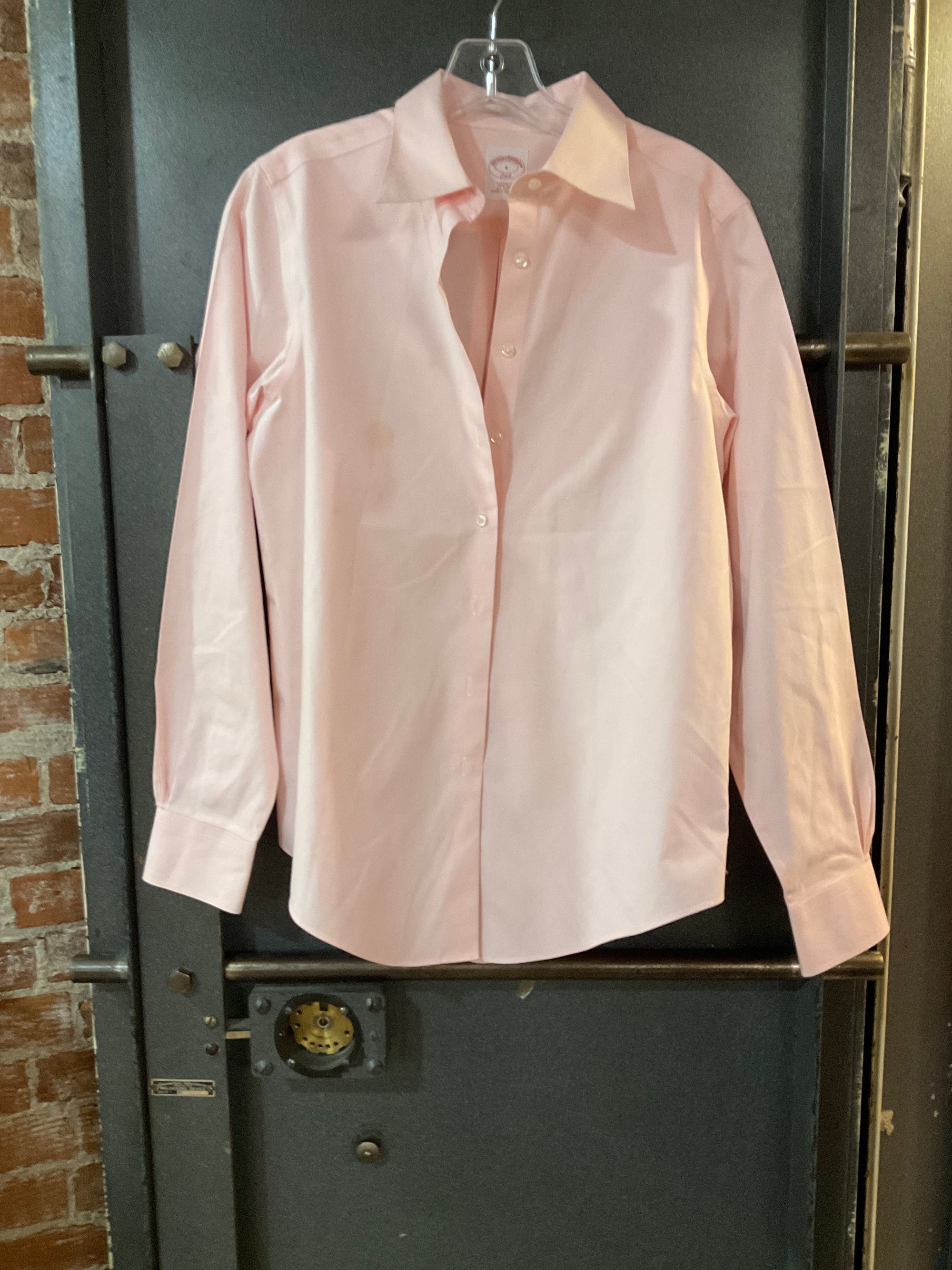 PINK BROOKS BROTHERS LONG SLEEVE SHIRT S