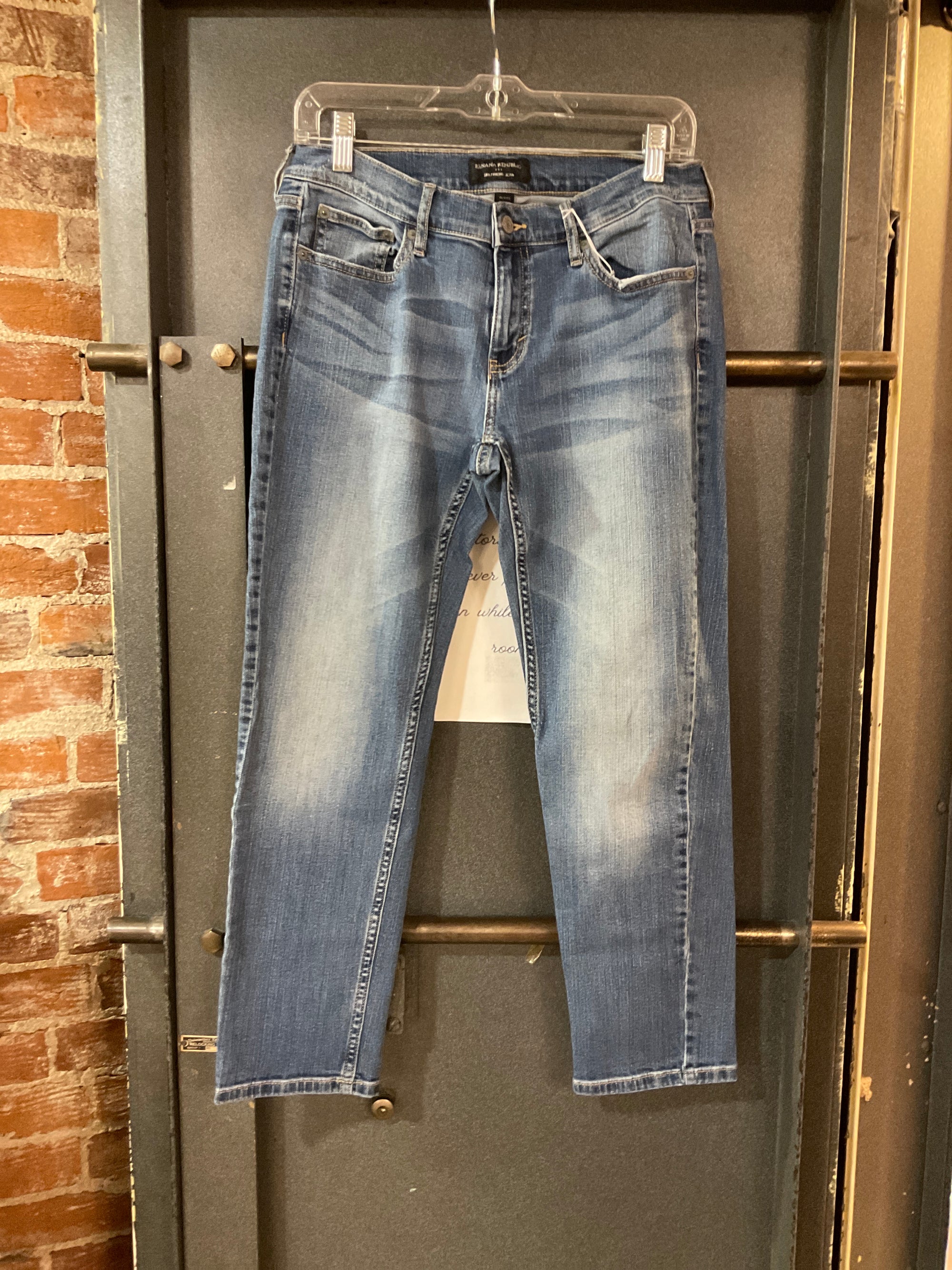 Med wash BANANA REPUBLIC Girlfriend DENIM 4