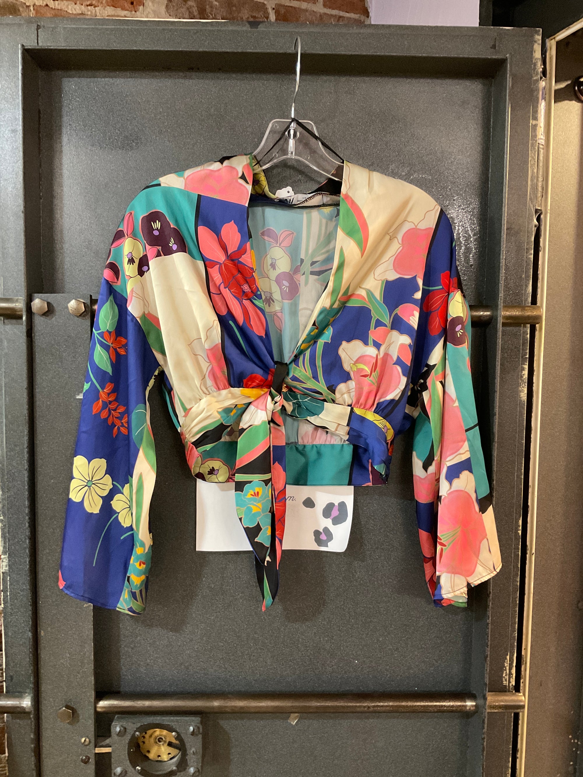 FLORAL ZARA LONG SLEEVE SHIRT XS