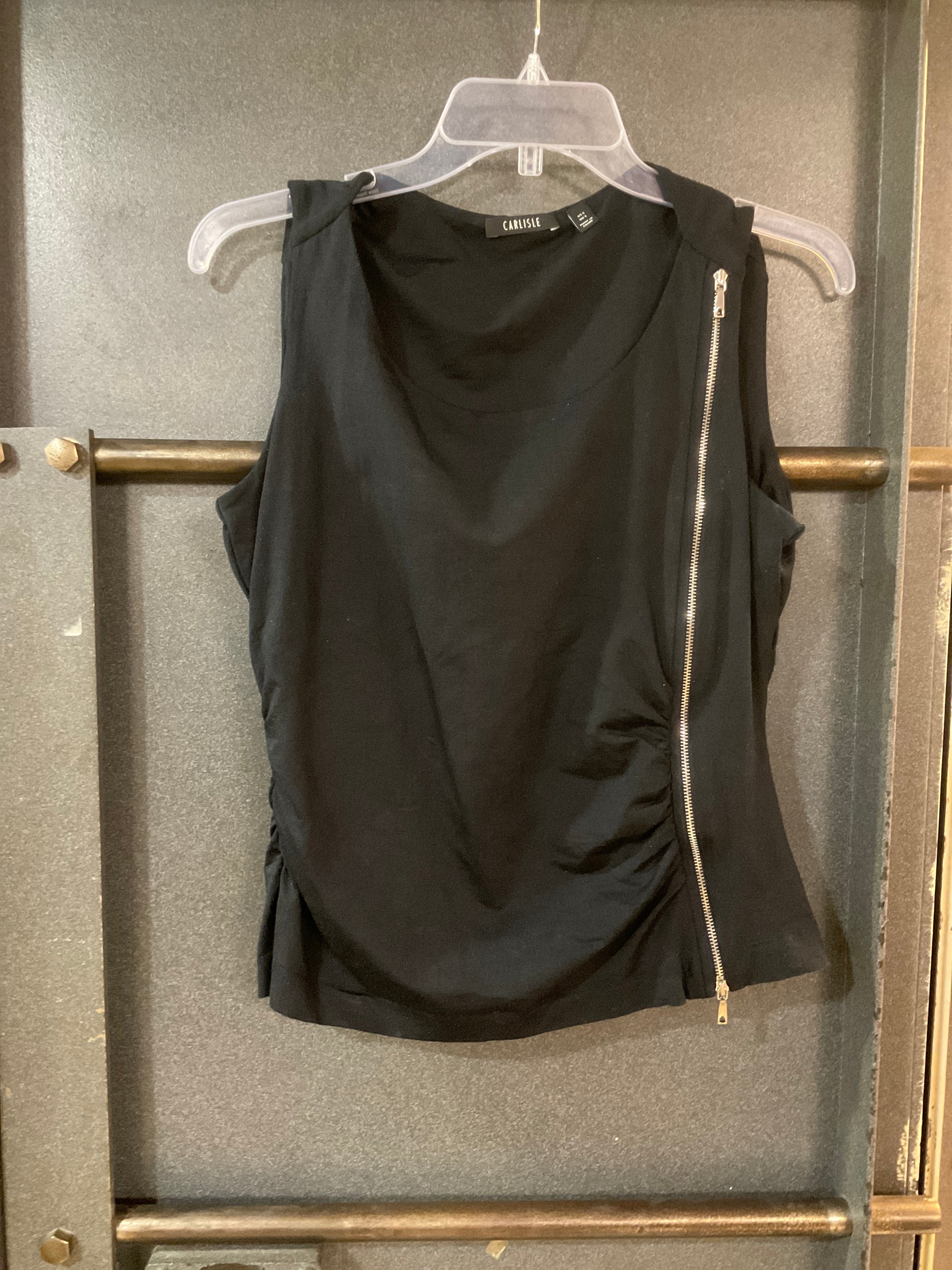BLACK CARLISLE TANK TOP S