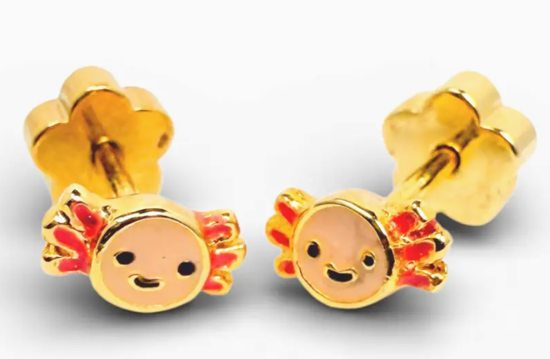 Ethic Goods - Axolotl Tiny Stud Earring