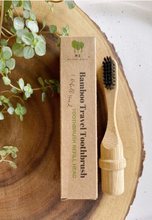 Load image into Gallery viewer, Me Mother Earth - All - in-1 Bamboo Travel Toothbrush w/ Replaceable Head
