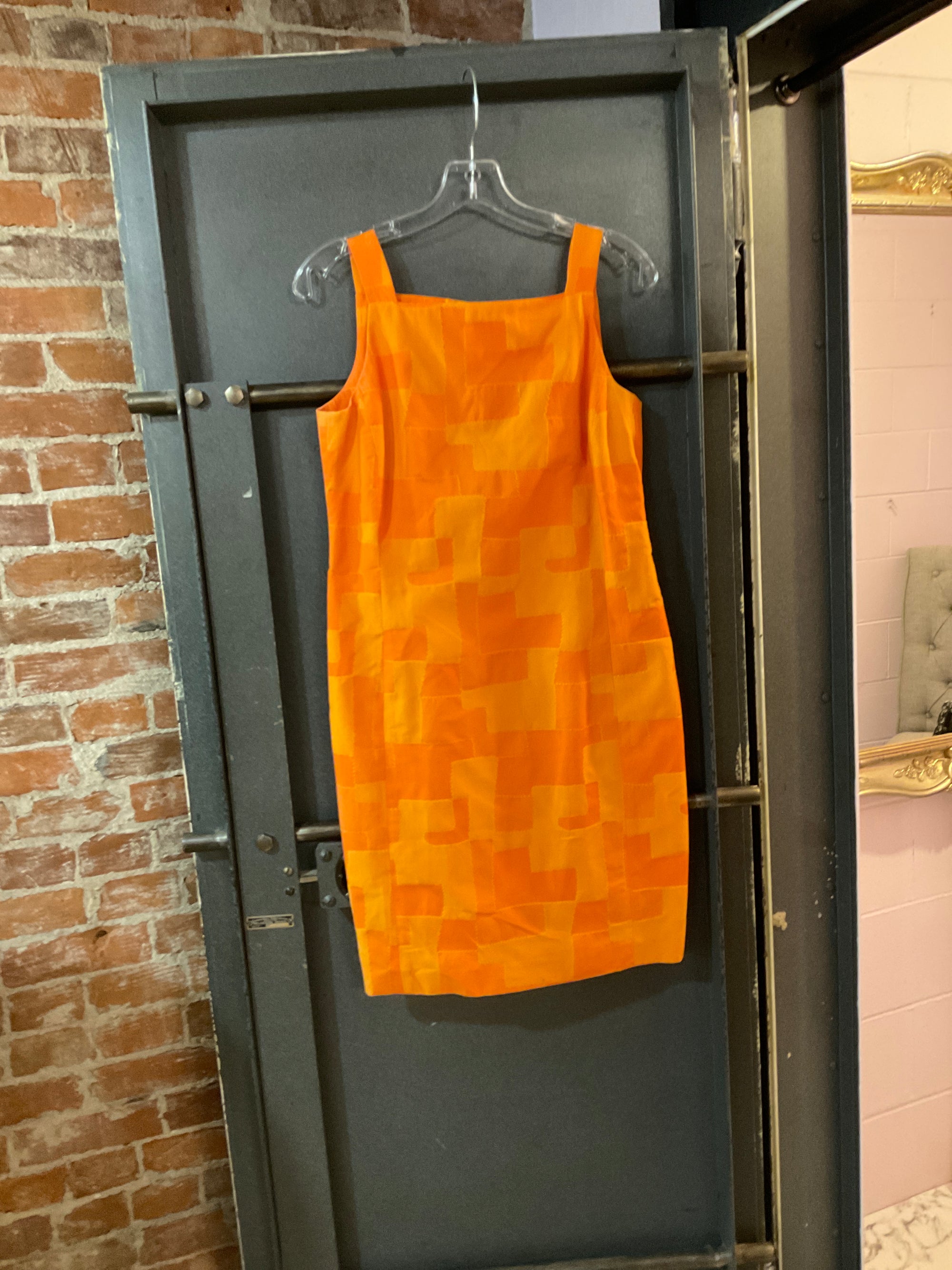 ORANGE KAREN MARTINI DRESS 4