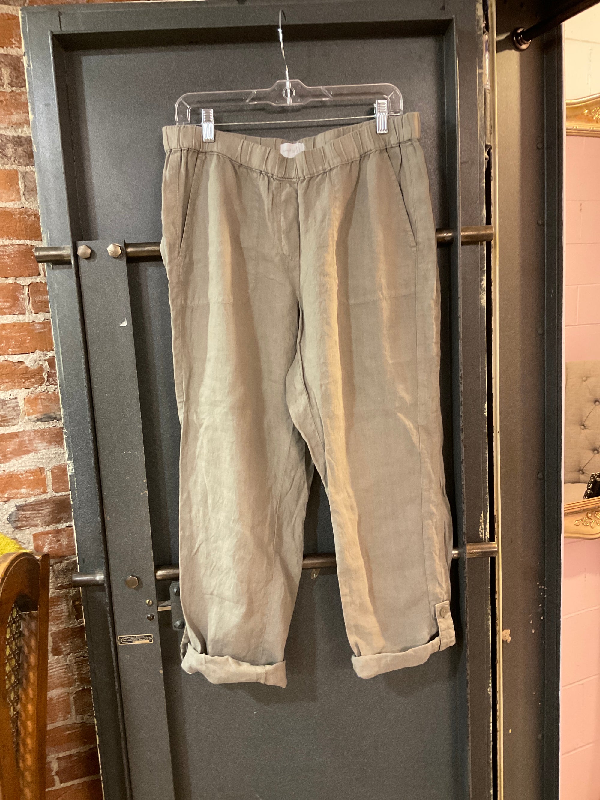 BROWN J JILL PANTS M