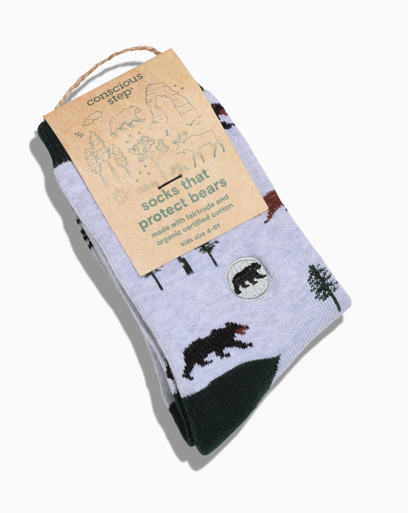 Conscious Step - Socks that Save Bears - Youth