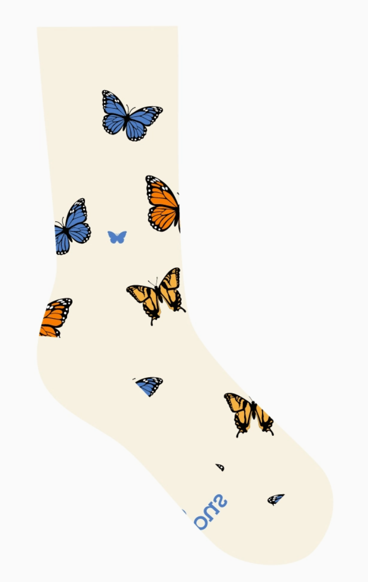 Conscious Step - Socks that Protect Butterflies