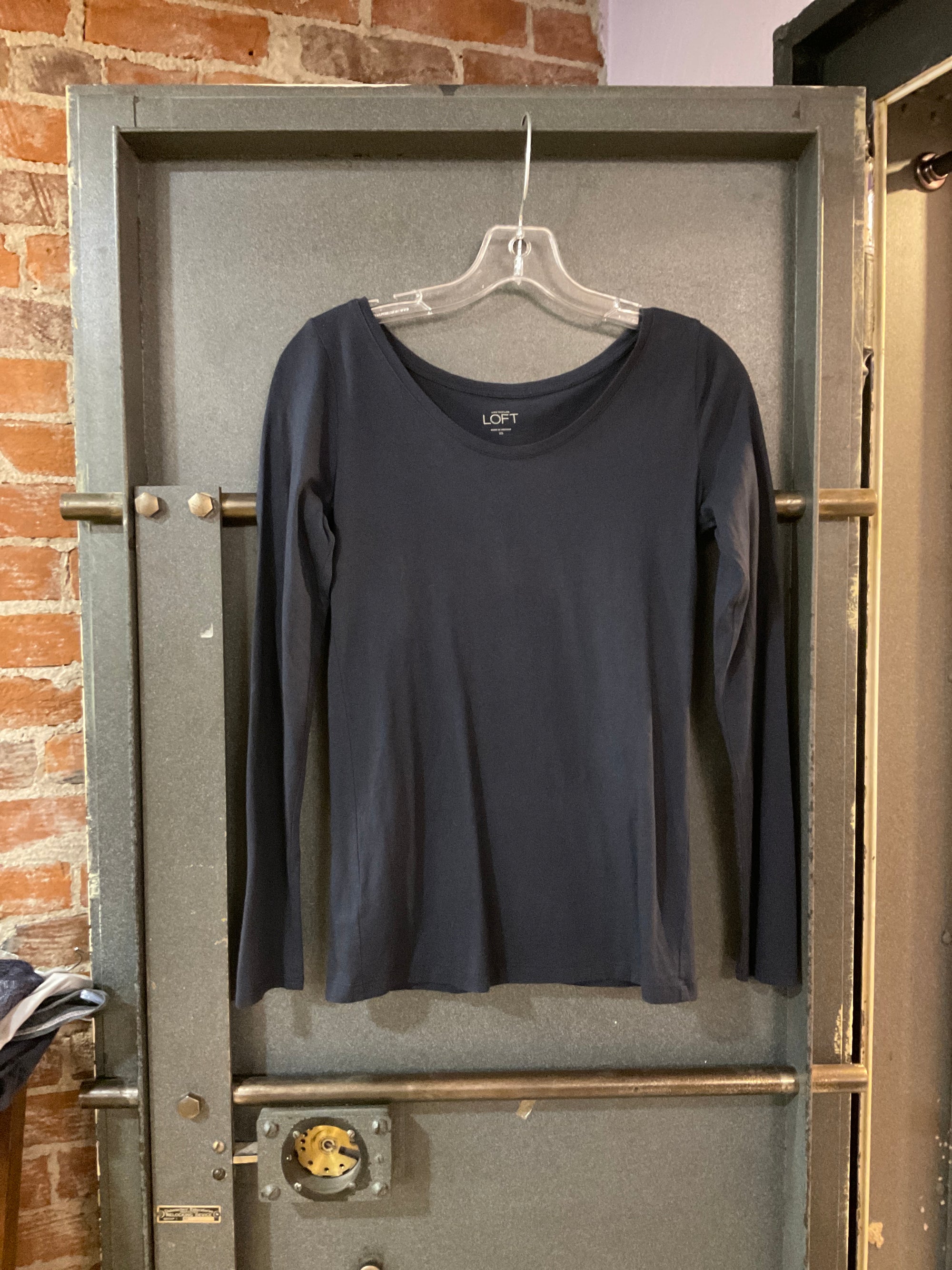 NAVY LOFT LONG SLEEVE SHIRT XS