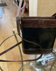 {{Client Code}} BLACK/BROWN BRAHMIN PURSE, N/A