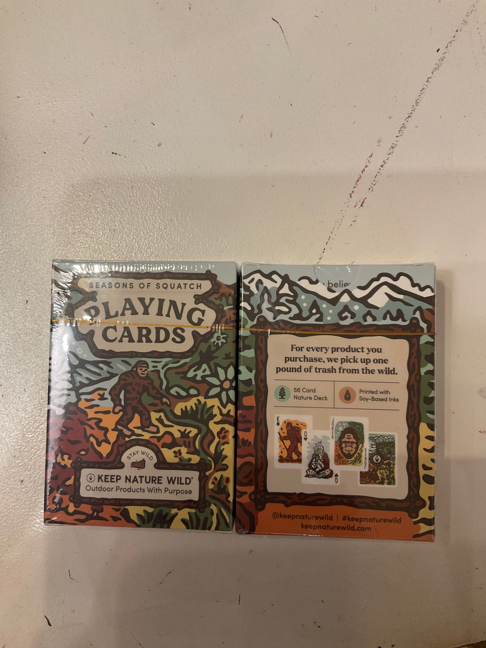 Keep Nature Wild Playing Cards