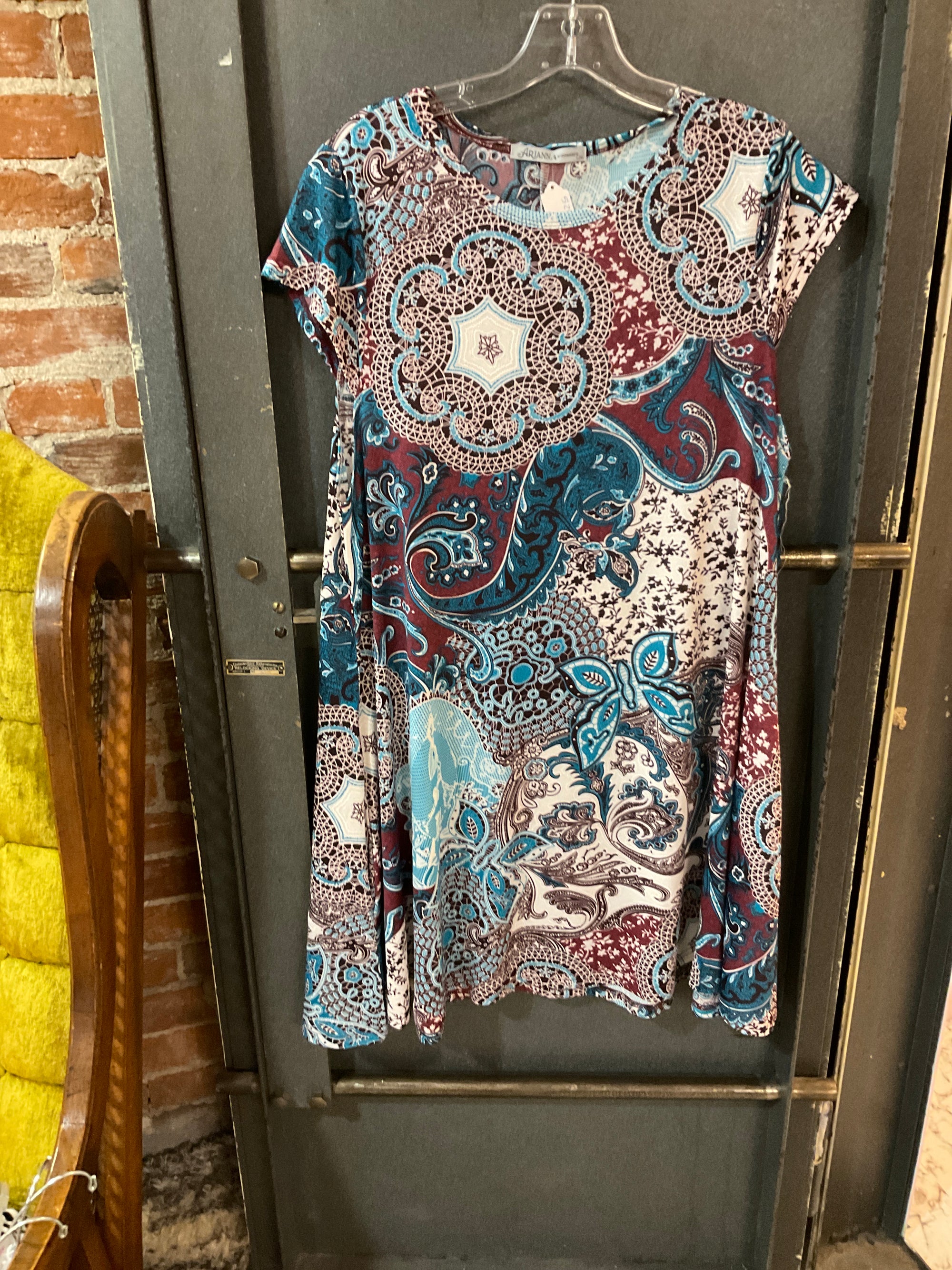 MULTI NEUTRAL ARIANNA DRESS L/XL