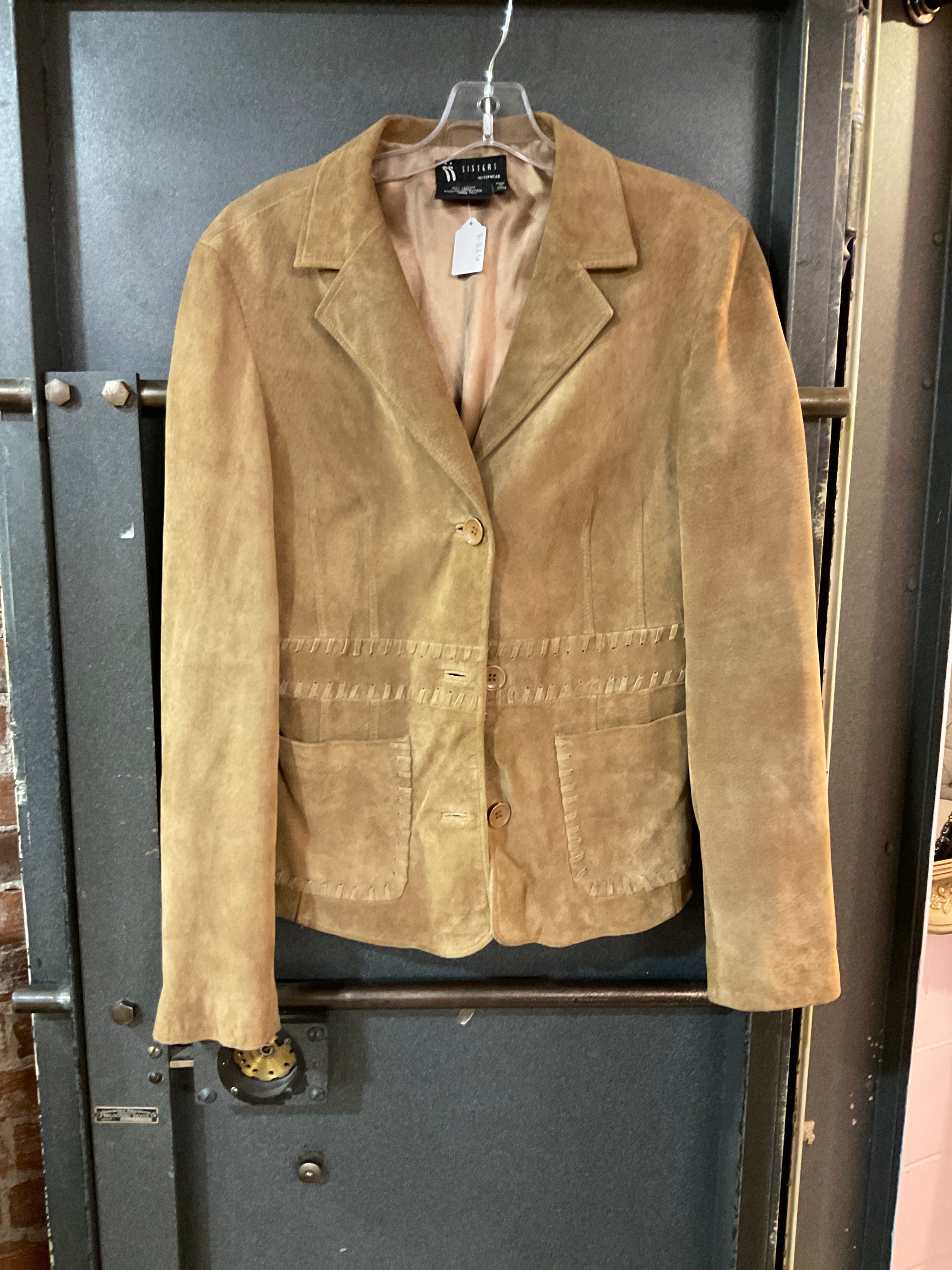 BROWN SISTERS OUTERWEAR LEATHER JACKET L