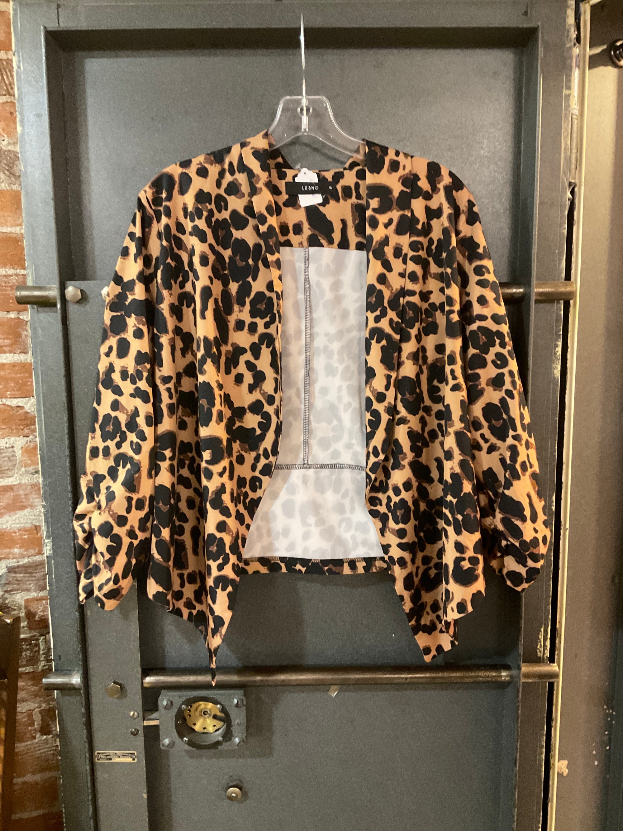 LEOPARD LE3NO CARDIGAN XL