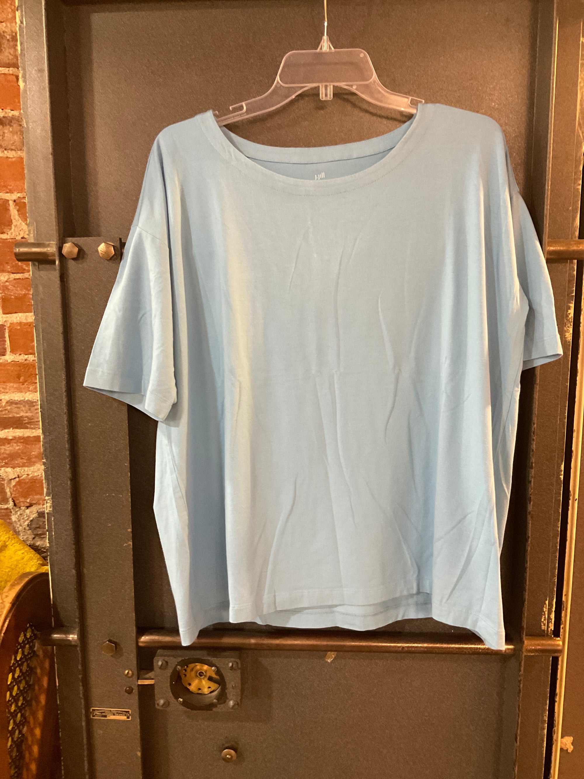 FLORAL J JILL SHORT SLEEVE SHIRT L