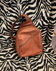 BROWN BORN PURSE