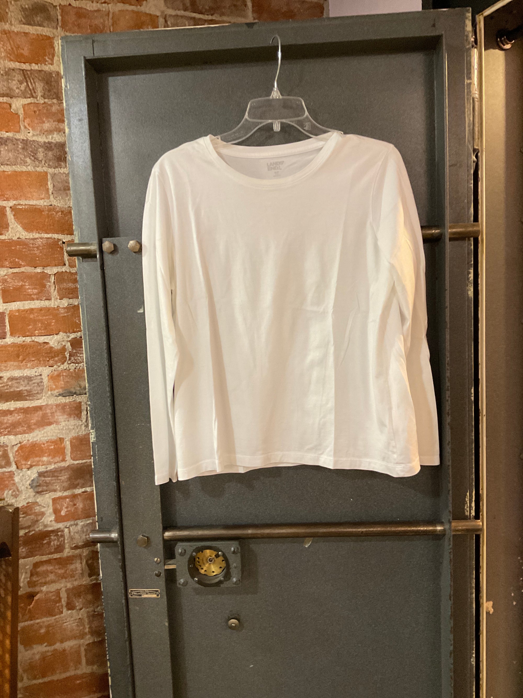 WHITE LANDS END LONG SLEEVE SHIRT M