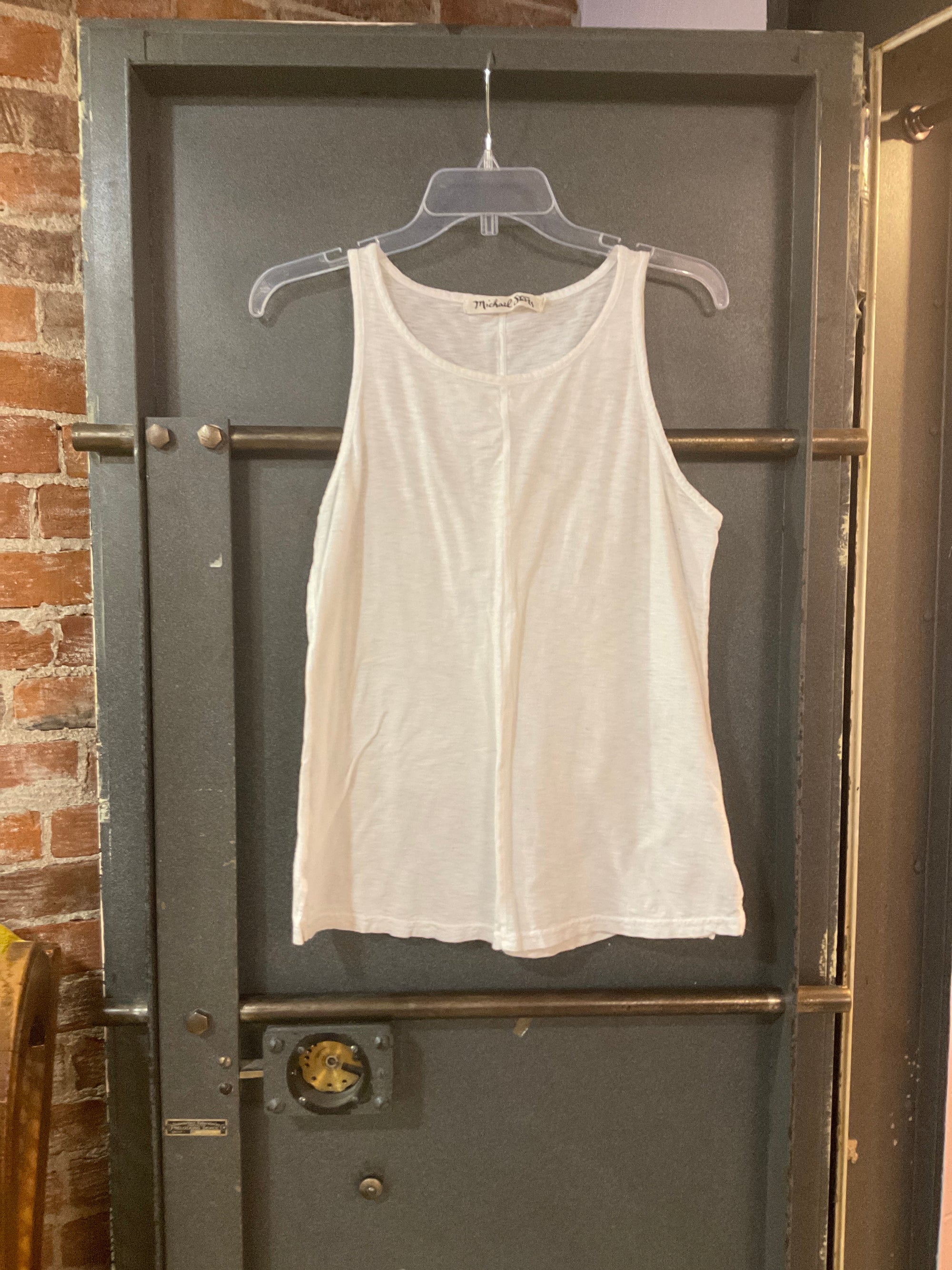WHITE MICHAEL STARS TANK TOP OS
