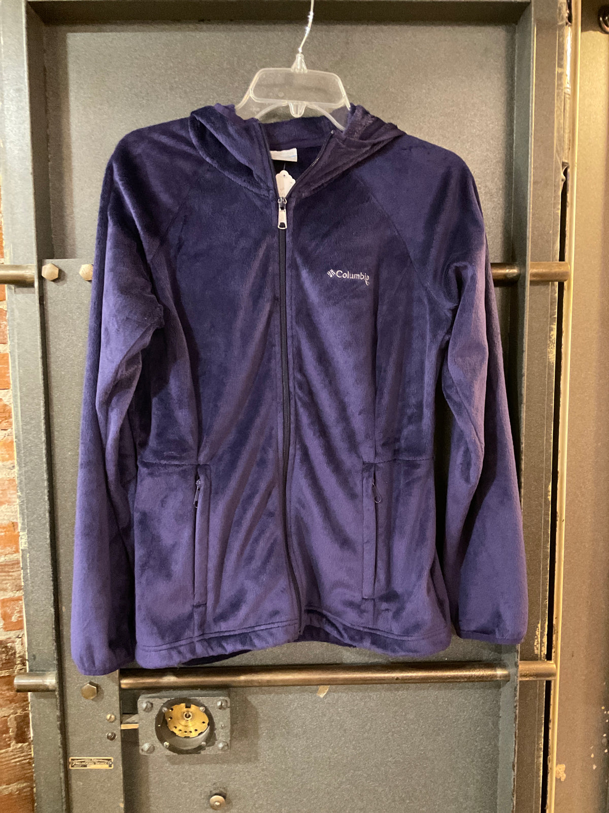 PURPLE COLUMBIA HOODED JACKET M