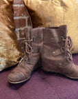 {{ClientCode}} BROWN Sorel WEDGE BOOTS, 5