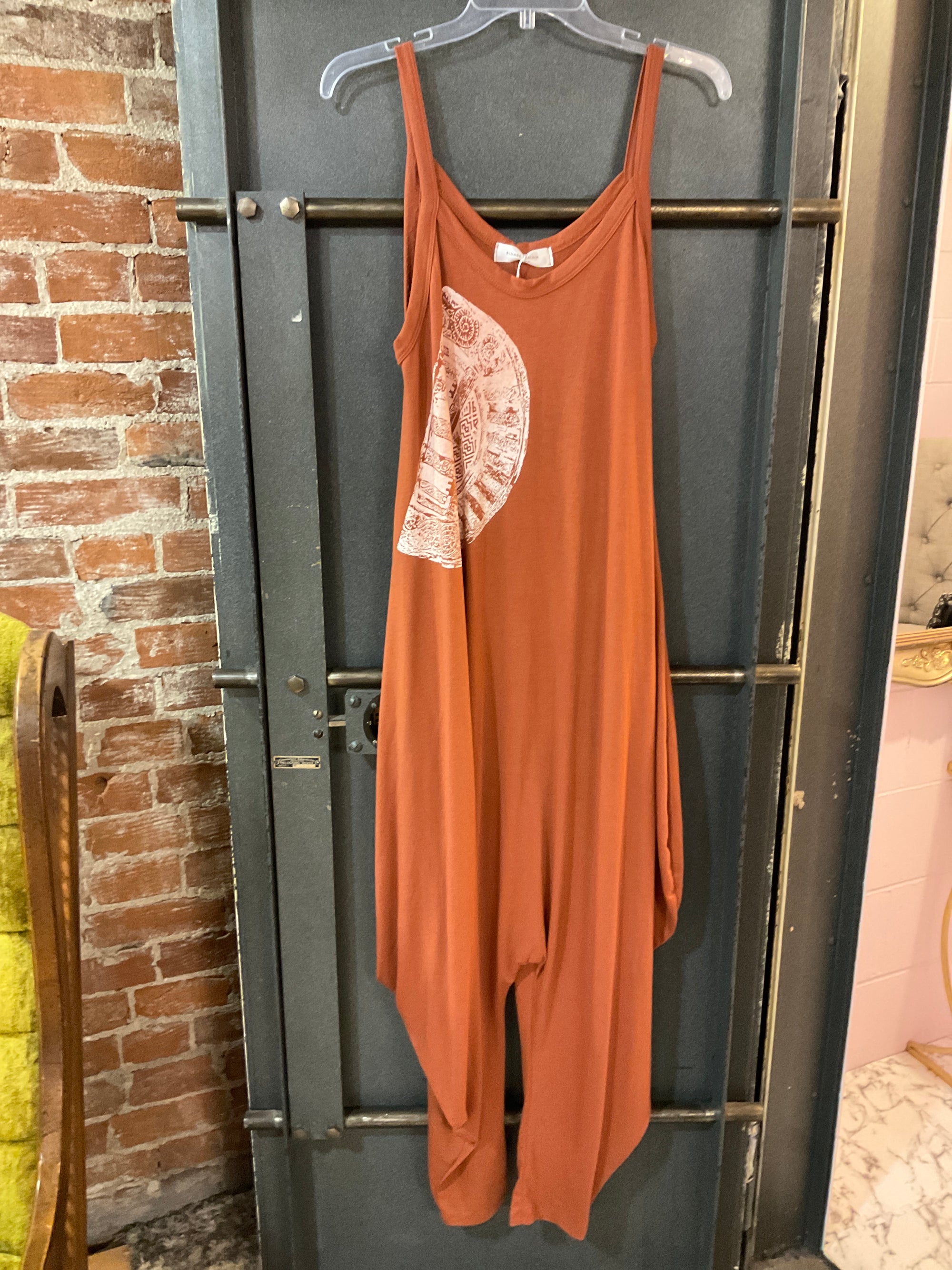 ORANGE BLONE PEACOCK JUMPER S