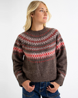Downeast - Fair Weather Geometric Print Sweater