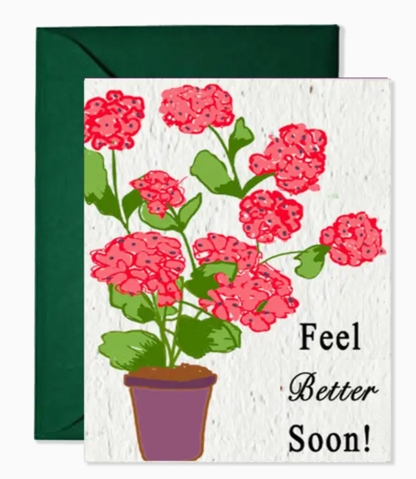Artsy Em - Feel Better Soon - Plantable Card