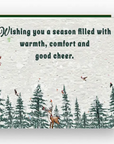 Artsy Em - Christmas Cards - Wishing you a season filled with warmth, comfort, and good cheer