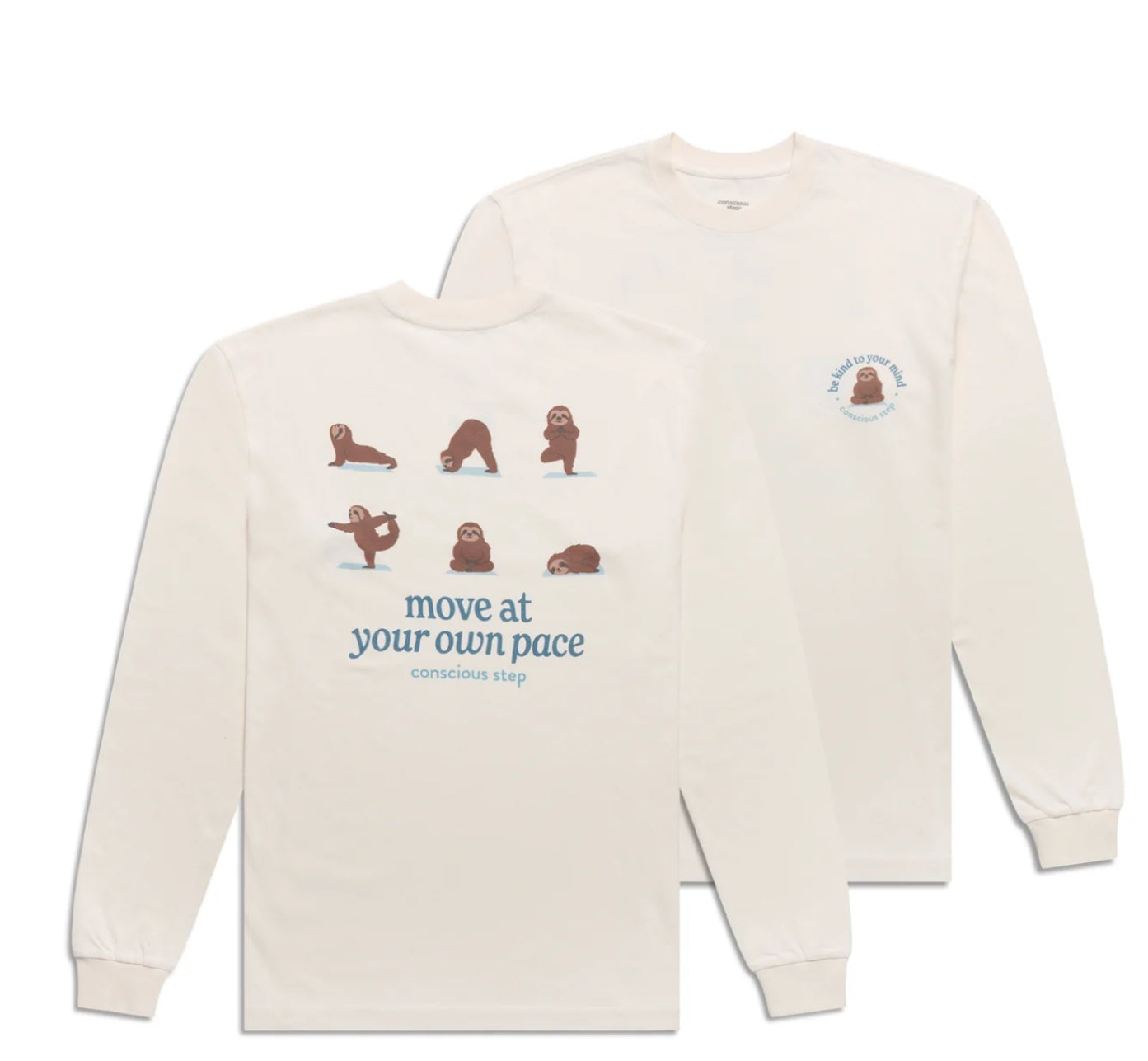 Conscious Step long sleeve tee shirt