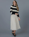 Downeast Cozy Season Stripe Sweater