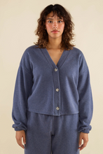 Load image into Gallery viewer, NLT - Griffith Boxy Mid Length Vintage Deadstock Fleece Cardigan
