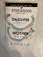 Load image into Gallery viewer, Morse Code Bracelet Matching Set- MOTHER &amp; DAUGHTER
