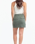 Kasey Stretch Twill Cargo Skirt - 16"