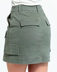 Kasey Stretch Twill Cargo Skirt - 16"