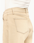 1822 Denim - RE:Denim Holland Tan Slim Wide Leg Jeans