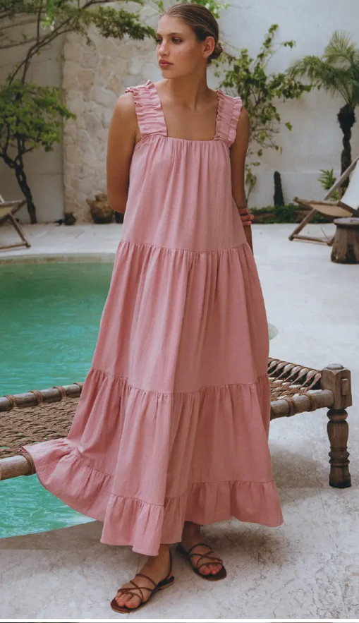 Bali Lane La Palma Maxi Dress - Rose
