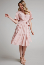 Load image into Gallery viewer, Maisie Wrap Dress - Misty Rose
